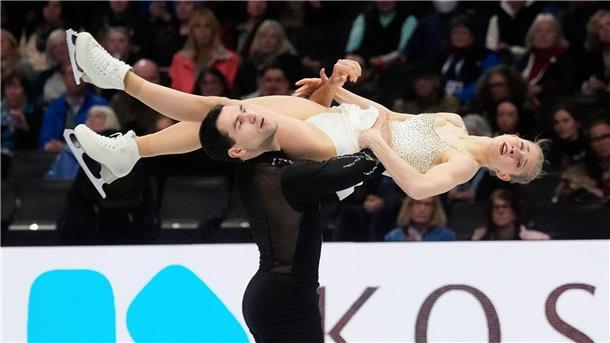 Fast ein Weltmeister-Paar Minerva Hase und Nikita Wolodin haben fast den Titel geholt.