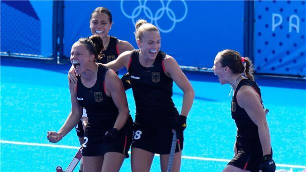 Mit dem Treffer von Charlotte Stapenhorst legte das deutsche Hockey-Team den Grundstein zum Sieg über Japan.  