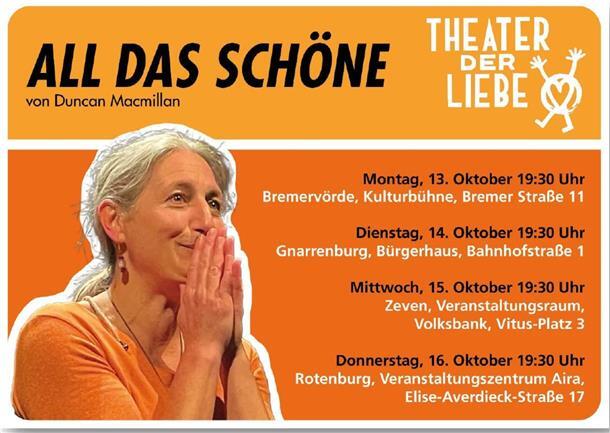 Mit diesem Motiv werben die Veranstalter für die Theateraufführung im Rahmen der Woche der seelischen Gesundheit 2025.