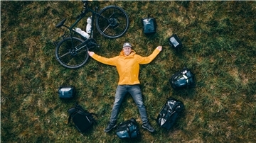 Mit einem Fahrrad und wenigen Taschen möchte Michael Trautmann durch Frankreich, Spanien, Portugal und Marokko reisen.