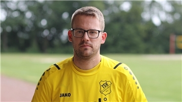 Jannik Buller vom TSV Abbehausen II in der 1. Fußball-Kreisklasse