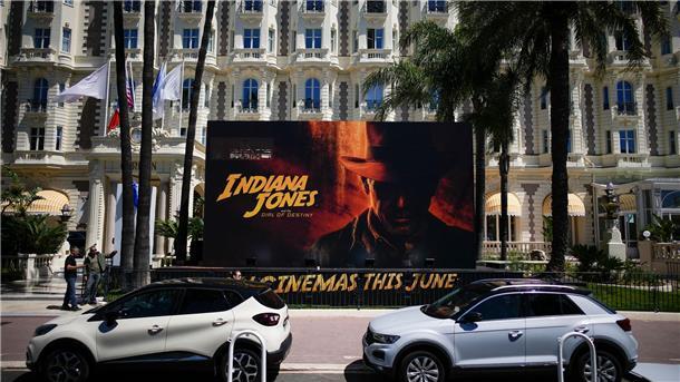 Mit Spannung erwartet:  „Indiana Jones und das Rad des Schicksals“. Der letzte Teil der legendären Film-Reihe wird an der Croisette vorgestellt.