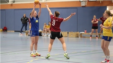 Vanessa Höpken vom Ovelgönner TV in der Korrball-Bundesliga