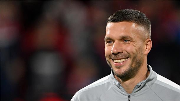 Podolski besucht verletzten Fan Mitgefühl für den verletzten Fan: Lukas Podolski.