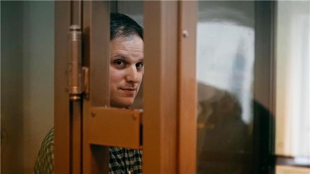 US-Journalist Gershkovich bleibt in U-Haft in Moskau Moskau wirft Evan Gershkovich Spionage vor.