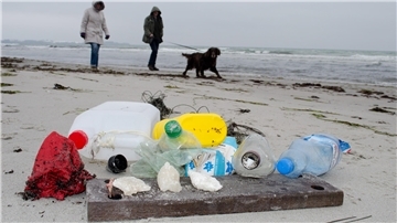 Müll am Strand