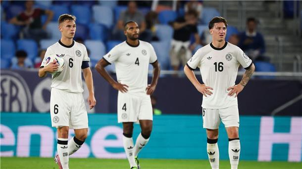 Blaue Haie vor WM-Debüt: Ein Sieg bis zum Ausnahmezustand Müssen noch länger um die WM zittern: Joshua Kimmich. (Archivbild)
