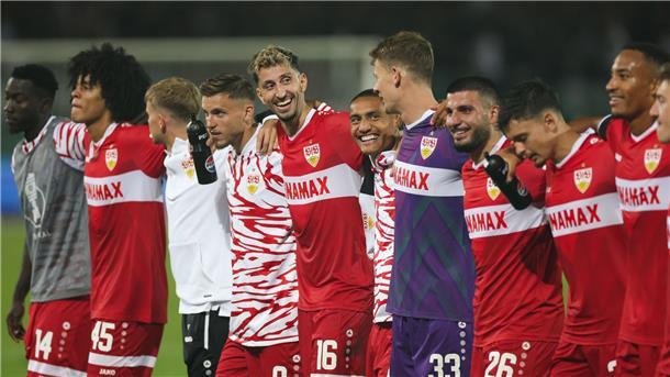 VfB vertreibt die Sorgen - Vorfreude auf Auslosung in Monaco Nach dem 5:0-Kantersieg in Münster ist beim VfB das Lächeln zurück.