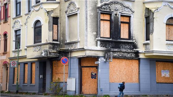 Nach dem Brand im Gebäude Hafenstraße/Krumme Straße im Februar hat die 2017 gegründete Expertenkommission erneut getagt.
