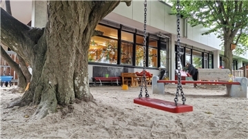 Spielplatz eines Kindergartens