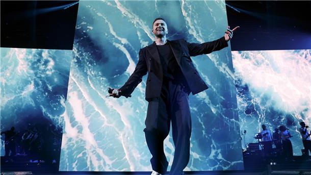 Nach seinem Auftritt in London spielte Justin Timberlake auch in der Hamburger Barclays Arena.