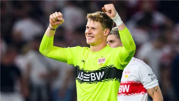 Nachdem er in der vergangenen Woche über das 2:0 gegen den FC St. Pauli jubeln durfte, freute sich Alexander Nübel nun über den Erfolg in der Europa League.