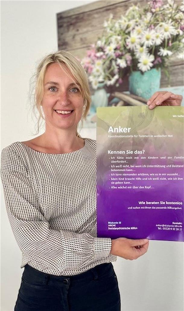 Ein „Anker“ in der Krise Natalia Koch leitet die Diakonie-Einrichtung Arche Süd sowie das Projekt „Anker“.