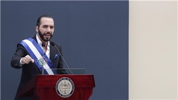 Nayib Bukele ist Präsident El Salvadors.