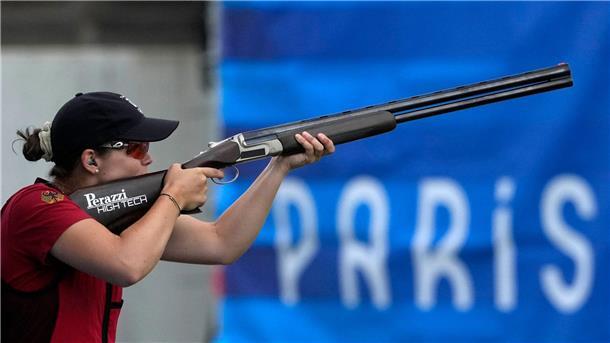 Schießen: Florian Peter schafft es ins Olympia-Finale Nele Wißmer überzeugte bei ihrem Olympia-Debüt in der Skeet-Qualifikation nur am ersten Tag.