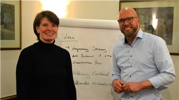Neue Ideen sind gefragt, um Mitglieder zum Mitmachen zu gewinnen. Dieser Aufgabe stellen sich Astrid Irlacher und Nils Kuiper.