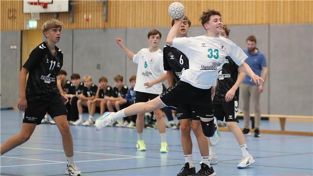 Handballspiel HSG Unterweser gegen HSG Stuhr in der Jugend-C-Landesliga