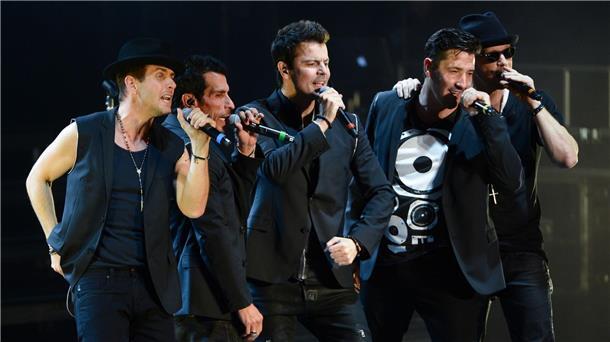 New Kids On The Block sind „Still Kids“ New Kids On The Block 2014 in der Frankfurter Jahrhunderthalle.