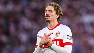 Nick Woltemade nimmt Abschied vom VfB Stuttgart und spielt nun für Newcastle United. (Archivbild)