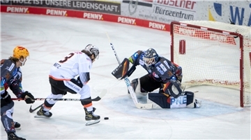 Eishockeyspieler in Aktion