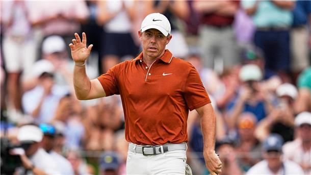 Masters-Sieger McIlroy verhindert Aus bei Golf-Major Noch mal gutgegangen: Golfstar Rory McIlroy.