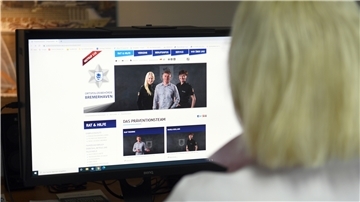 Noch wird Präventionsarbeit auf der Internetseite der Polizei Bremerhaven angeboten. Die Arbeit wurde allerdings weitgehend eingestellt.