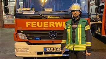 Noel Heine, Stadtpressewart der Nordenhamer Feuerwehren