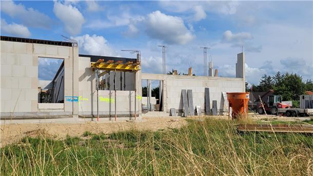 Neubauarbeiten für das Feuerwehrhaus für die Wehren Nordholz und Deichsende.