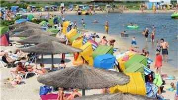 Nordsee-Lagune Burhave: Ob es in einer touristischen Einrichtung zu voll ist, sollen im Sommer Sensoren erfassen und den Touristen über eine Webseite mitteilen.