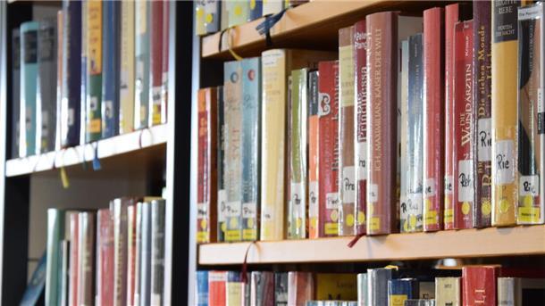 Wie die Selsinger Bücherei mit Aktionen für jüngere und ältere Leser glänzt Bücher im Regal.