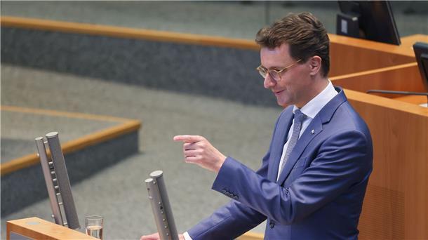 NRW-Regierungschef deutet Entgegenkommen bei Entlastungen an NRW-Ministerpräsident Hendrik Wüst ist Co-Vorsitzender der Ministerpräsidentenkonferenz