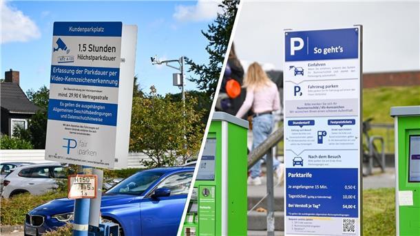 Videoüberwachung auf Parkplätzen - Segen oder Fluch? Ob bei EDEKA Holling am Debstedter Weg oder beim Parkplatz am Neuen Hafen: Die Kennzeichen der Fahrzeuge werden von einer Kamera erfasst.