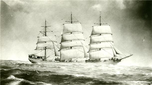 Segelschiff auf dem Meer