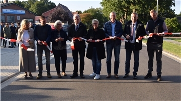 Offizielle Einweihung der Ortsdurchfahrt.