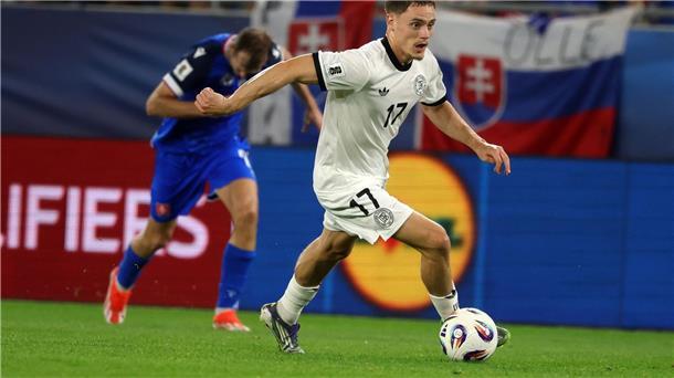 Die deutsche Fußball-Nationalmannschaft in der Einzelkritik Ohne Erfolgserlebnis und weitgehend wirkungslos: Florian Wirtz.