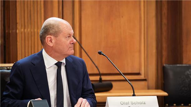 Scholz muss erneut vor „Cum-Ex“-Ausschuss“ Olaf Scholz im August vergangenen Jahres als „Zeuge“ während einer Sitzung des Parlamentarischen Untersuchungsausschusses „Cum-Ex“ in Hamburg.