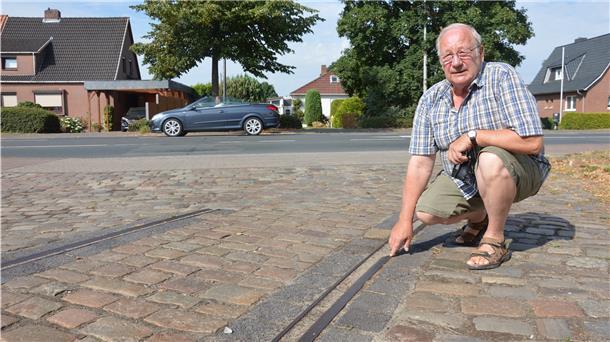 Ortsheimatpfleger Heinz-Wilhelm Schnut würde sich freuen, wenn in Langen wieder eine Straßenbahn fahren würde.
