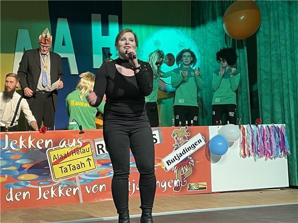 Patricia Brockhoff sang live - und das richtig klasse.