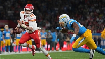 Patrick Mahomes hielt die Chiefs mit seinen Läufen mehrfach im Spiel - zum Sieg reichte es nicht. 