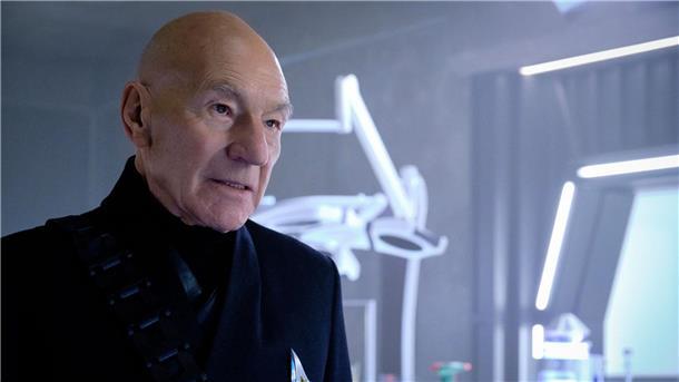 Was das Streamingjahr 2023 bringt Patrick Stewart als Captain Jean-Luc Picard in einer Szene aus „Star Trek: Picard“.