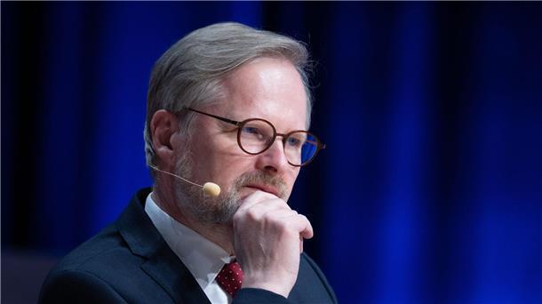 Tschechien stuft Russland als größte Sicherheitsgefahr ein Petr Fiala ist Ministerpräsident in Tschechien: Sein Parlament will die Ukraine weiter unterstützen.