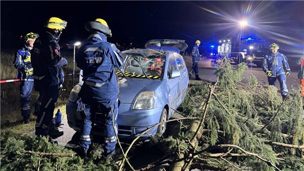 THW-Übung: Stromausfall, Sturmflut, neue Sandsackmaschine