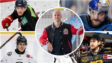 Pinguins-Sportdirektor Sebastian Furchner (Mitte) hat vier Neuzugänge aus der DEL eingetütet - ein Novum für die Bremerhavener.