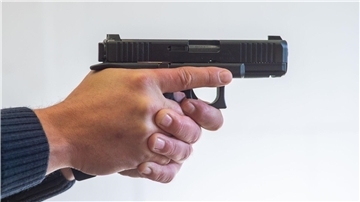 Pistole „Glock 46“. Der Industrielle und milliardenschwere Waffenhersteller Gaston Glock ist tot.