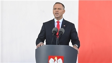 Polens rechtskonservativer Präsident Karol Nawrocki hat mit seinem Veto ein Gesetz gestoppt, dass die Zahlung von Hilfen für Ukraine-Flüchtlinge regeln soll. (Archivbild)