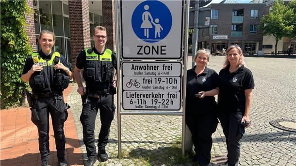 Kontrollen in der Rotenburger Fußgängerzone