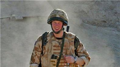 Prinz Harry 2008 als Soldat in Afghanistan.