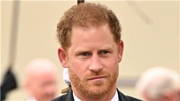 Prinz Harry bei der Krönungszeremonie von König Charles III.
