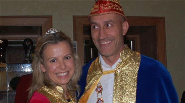 Prinz Thomas und Prinzessin Nadine von den Ahlerstedter Karnevalisten. 