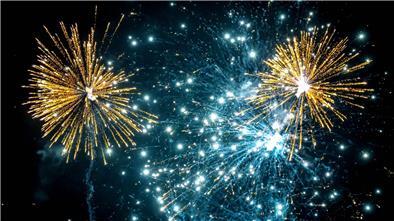Probeschießen bei Comet: Das Unternehmen zeigte neue Produkte für das Silvesterfeuerwerk. 